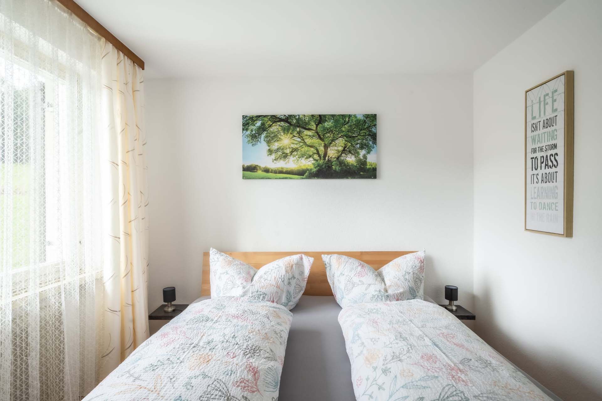 Doppelzimmer der Pension Stein