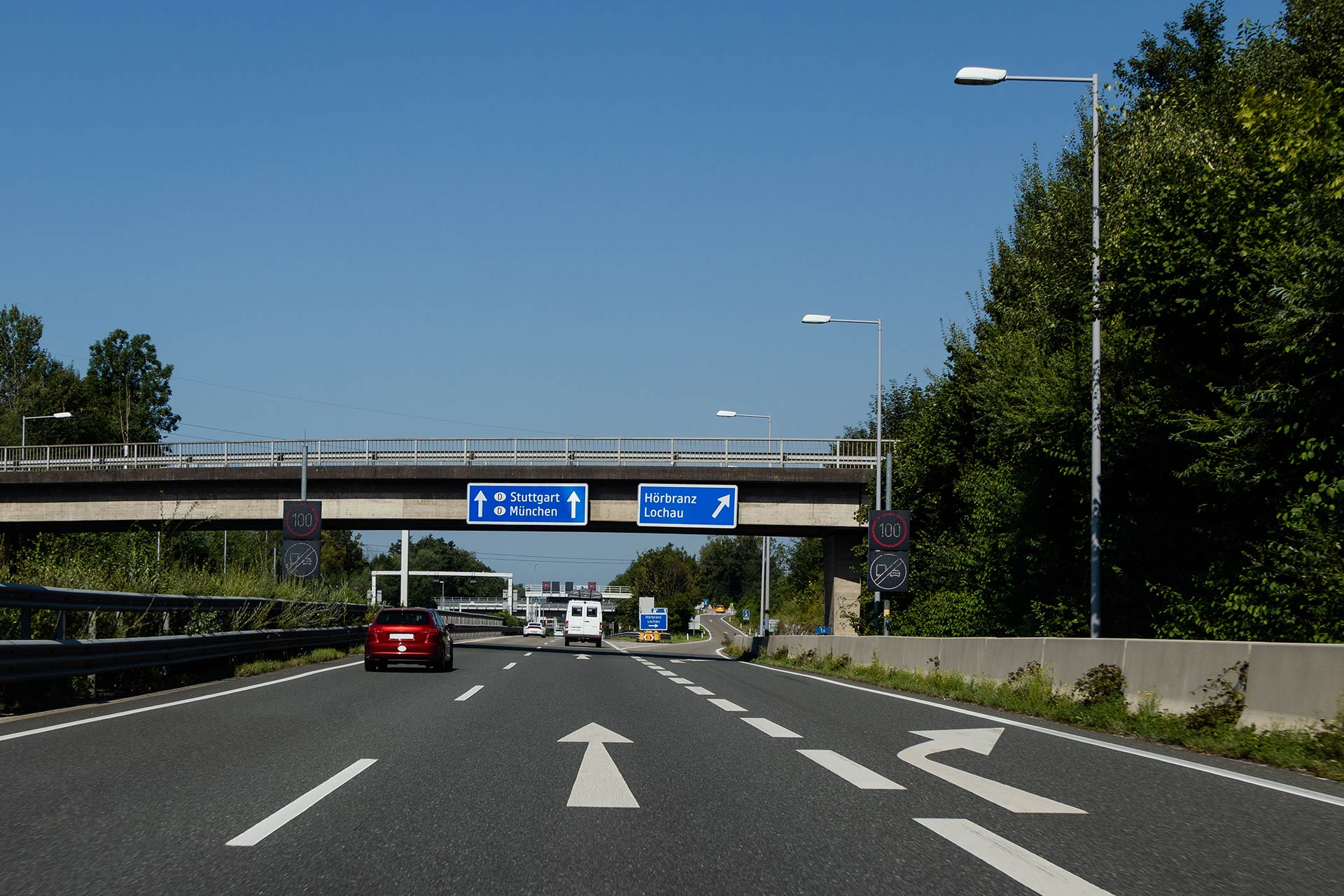 Rehintalautobahn bei Frastanz, 